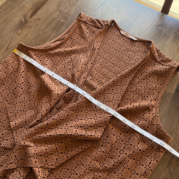 Soft Surroundings Faux Suede Laser Cut Vest - Picture 8 of 12